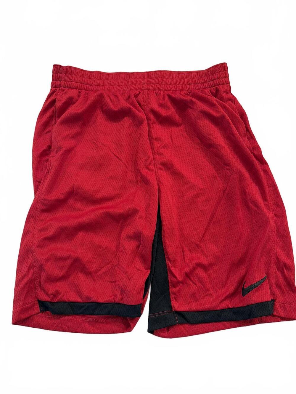Nike Boys Large+ Dri-Fit Red Basketball Shorts Husky
